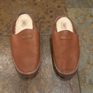UGG Leather Slippers
